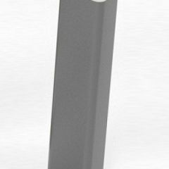 Торцевая заглушка  для цоколя h100 мм (Алюминий, Белый, Черный, Сонома) в Кургане - kurgan.mebel24.online | фото