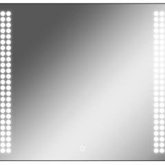 Зеркало Cosmo 90 black с подсветкой Sansa (SC1051Z) в Кургане - kurgan.mebel24.online | фото