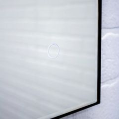 Зеркало Eclipse 100 black с подсветкой Sansa (SE1032Z) в Кургане - kurgan.mebel24.online | фото 6
