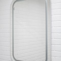 Зеркало Elis 100 white с подсветкой Sansa (SEe1045Z) в Кургане - kurgan.mebel24.online | фото 2