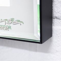 Зеркало Even 100 black с подсветкой Sansa (SE1052Z) в Кургане - kurgan.mebel24.online | фото 3