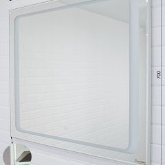 Зеркало Galaxy 80 alum с подсветкой Sansa (SG1006Z) в Кургане - kurgan.mebel24.online | фото 3