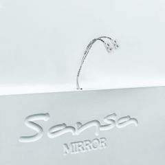 Зеркало Gia 75 white с подсветкой Sansa (SGa1044Z) в Кургане - kurgan.mebel24.online | фото 5
