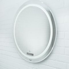 Зеркало Gia 75 white с подсветкой Sansa (SGa1044Z) в Кургане - kurgan.mebel24.online | фото 2