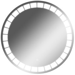 Зеркало Маскат 700х700 с подсветкой Домино (GL7057Z) в Кургане - kurgan.mebel24.online | фото