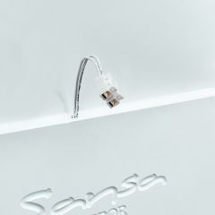 Зеркало Moon 72 white с подсветкой Sansa (SMo1046Z) в Кургане - kurgan.mebel24.online | фото 5