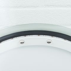 Зеркало Moon 72 white с подсветкой Sansa (SMo1046Z) в Кургане - kurgan.mebel24.online | фото 6