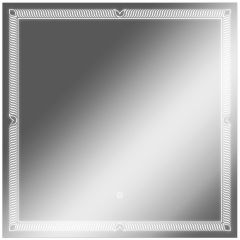Зеркало Паликир 700х700 с подсветкой Домино (GL7051Z) в Кургане - kurgan.mebel24.online | фото