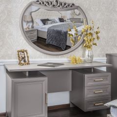 Зеркало ППУ для Туалетного стола Мокко (серый камень) в Кургане - kurgan.mebel24.online | фото 2