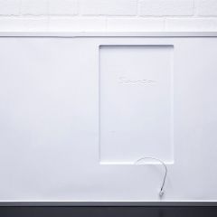 Зеркало Quadro 100 alum (линза) с подсветкой Sansa (SQL1030Z) в Кургане - kurgan.mebel24.online | фото 4