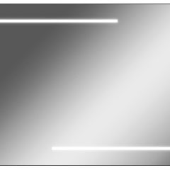 Зеркало Ray 100 black с подсветкой Sansa (SR1035Z) в Кургане - kurgan.mebel24.online | фото