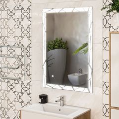 Зеркало Сеул 1000х700 с подсветкой Домино (GL7029Z) в Кургане - kurgan.mebel24.online | фото 5
