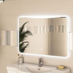 Зеркало Токио 1000х700 с подсветкой Домино (GL7030Z) в Кургане - kurgan.mebel24.online | фото 7