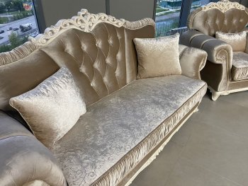 Диван Патрисия с раскладным механизмом (серый глянец) в Кургане - kurgan.mebel24.online | фото 13