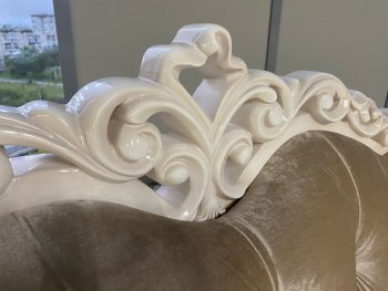 Диван Патрисия с раскладным механизмом (серый глянец) в Кургане - kurgan.mebel24.online | фото 11