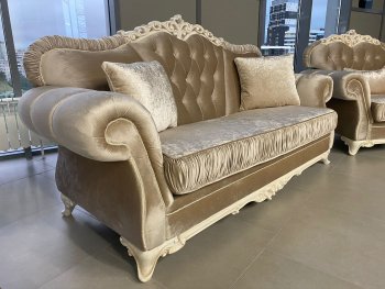 Диван Патрисия с раскладным механизмом (серый глянец) в Кургане - kurgan.mebel24.online | фото 9