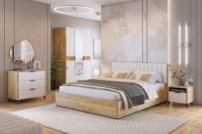 АДАМ Спальный гарнитур (модульный) белое дерево в Кургане - kurgan.mebel24.online | фото