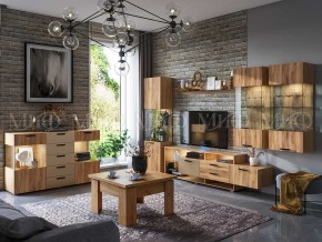АЛТЕЯ Пенал Стекло (Дуб крафт) в Кургане - kurgan.mebel24.online | фото 3