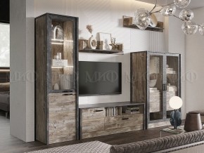 Амели Тумба ТВ (Дуб Юкон-Бетон темный) в Кургане - kurgan.mebel24.online | фото 3