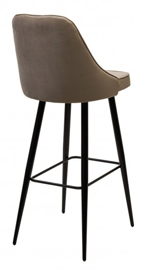 Барный стул NEPAL-BAR БЕЖЕВЫЙ #5, велюр/ черный каркас (H=78cm) М-City в Кургане - kurgan.mebel24.online | фото 2