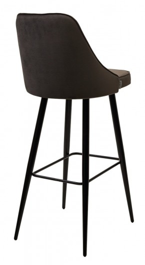 Барный стул NEPAL-BAR ГРАФИТ #14, велюр/ черный каркас (H=78cm) М-City в Кургане - kurgan.mebel24.online | фото 2