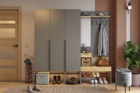 БАСКО Прихожая К11 (графит) в Кургане - kurgan.mebel24.online | фото