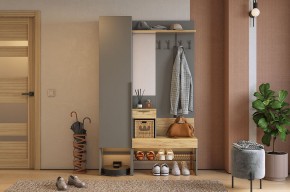 БАСКО Прихожая К3 (графит) в Кургане - kurgan.mebel24.online | фото