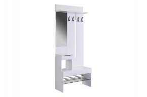 БАСКО Прихожая К5 (белое дерево) в Кургане - kurgan.mebel24.online | фото 2