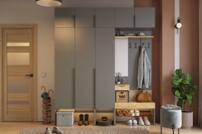 БАСКО Прихожая К7 (графит) в Кургане - kurgan.mebel24.online | фото