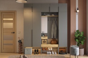 БАСКО Прихожая К7 (графит) в Кургане - kurgan.mebel24.online | фото 15