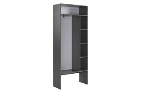 БАСКО Прихожая К7 (графит) в Кургане - kurgan.mebel24.online | фото 7