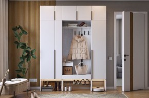 БАСКО Прихожая К9 (белое дерево) в Кургане - kurgan.mebel24.online | фото 2