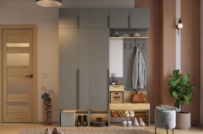 БАСКО Прихожая К9 (графит) в Кургане - kurgan.mebel24.online | фото