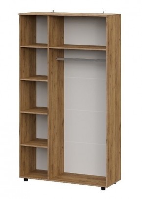 БАЙКАЛ Шкаф трехстворчатый (Графит/Дуб золотой) в Кургане - kurgan.mebel24.online | фото 2