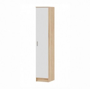 БЕАТРИС Шкаф Соло (дуб сонома/белый глянец) в Кургане - kurgan.mebel24.online | фото