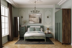 БРЕНТА Спальный гарнитур (модульный) ЛАК ОЛИВКОВЫЙ в Кургане - kurgan.mebel24.online | фото