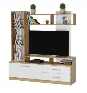 ДАРЬЯ Центральная секция Гостиная (Крафт серый/Крафт белый) в Кургане - kurgan.mebel24.online | фото