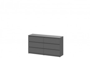 ДЕНВЕР Комод с ящиками (1,38м) Серия 2 (Графит серый) в Кургане - kurgan.mebel24.online | фото
