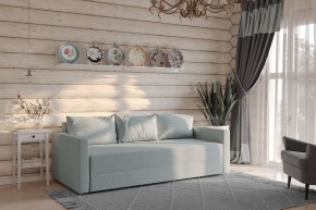 Диван-кровать Вало мятно-серый, ткань рогожка в Кургане - kurgan.mebel24.online | фото 2