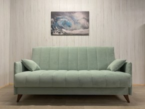 Диван Престиж-3 (НПБ) велюр Sensey mist green в Кургане - kurgan.mebel24.online | фото