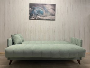 Диван Престиж-3 (НПБ) велюр Sensey mist green в Кургане - kurgan.mebel24.online | фото 3