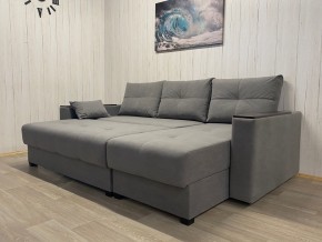 Диван угловой Комфорт-3 (НПБ+МДФ) велюр Galaxy Lite 26 в Кургане - kurgan.mebel24.online | фото 3