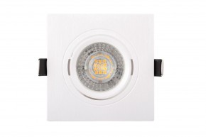 DK3021-WH Встраиваемый светильник, IP 20, 10 Вт, GU5.3, LED, белый, пластик в Кургане - kurgan.mebel24.online | фото 1