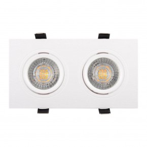 DK3022-WH Встраиваемый светильник, IP 20, 10 Вт, GU5.3, LED, белый, пластик в Кургане - kurgan.mebel24.online | фото 2