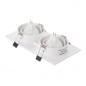 DK3022-WH Встраиваемый светильник, IP 20, 10 Вт, GU5.3, LED, белый, пластик в Кургане - kurgan.mebel24.online | фото 3