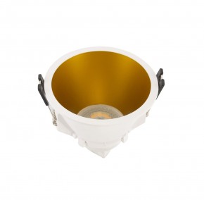 DK3026-WG Встраиваемый светильник, IP 20, 10 Вт, GU5.3, LED, белый/золотой, пластик в Кургане - kurgan.mebel24.online | фото 2