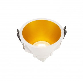 DK3026-WG Встраиваемый светильник, IP 20, 10 Вт, GU5.3, LED, белый/золотой, пластик в Кургане - kurgan.mebel24.online | фото 3