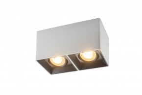 DK3035-WB Светильник накладной IP 20, 10 Вт, GU5.3, LED, белый/черный, пластик в Кургане - kurgan.mebel24.online | фото 1