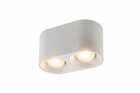 DK3036-WH Светильник накладной IP 20, 10 Вт, GU5.3, LED, белый, пластик в Кургане - kurgan.mebel24.online | фото 1