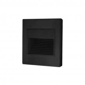 DK3050-BK Светильник встраиваемый в стену, IP 20, LED 3000, 1 Вт, черный пластик в Кургане - kurgan.mebel24.online | фото